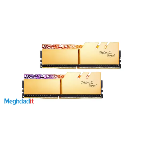 رم جی اسکیل Trident Z Royal Gold 16GB 8GBx2 4000MHz CL18 - 2