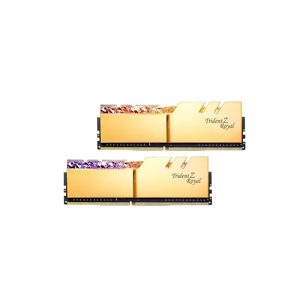 رم جی اسکیل Trident Z Royal Gold 16GB 8GBx2 3200MHz CL16