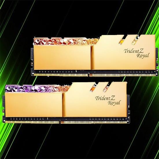 RAM: GSkill Trident Z Royal Gold 2×32GB=64GB DDR4 3200MHz CL16