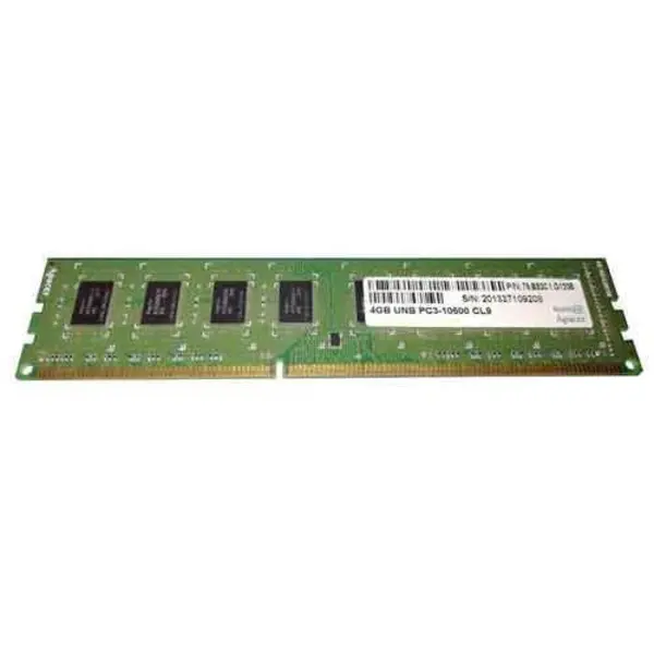 رم کامپیوتر اپیسر مدل UNB PC3-10600 CL9 DDR3 1333MHz ظرفیت 4 گیگابایت Apacer UNB PC3-10600 CL9 DDR3 1333MHz Desktop RAM 4GB