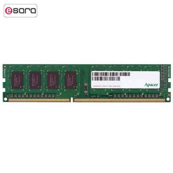 رم کامپیوتر اپیسر UNB PC3-12800 CL11 UDIMM DDR3 1600MHz ظرفیت 4 گیگابایت Apacer UNB PC3-12800 CL11 4GB DDR3 1600MHz U-DIMM RAM - 5