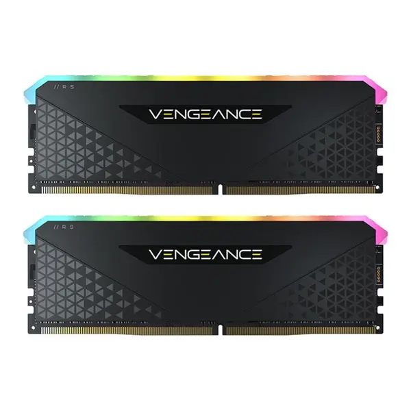 رم کورسیر VENGEANCE RGB RS 8GB 3200Mhz CL16 RAM: Corsair Vengeance RGB RS 8GB DDR4 3200MHz CL16 - 2