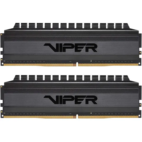 رم کامپیوتر پاتریوت مدل Viper 4 Blackout Series DDR4 16GB 2 x 8GB 4400MHz Patriot Viper Black Series DDR4 16GB 2 x 8GB 4400MHz Desktop Ram - 4