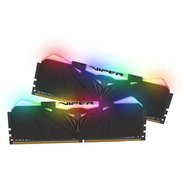 رم کامپیوتر پتریوت مدل Viper RGB Series DDR4 Dual فرکانس 3200 مگاهرتز و حافظه 16 گیگابایت Patriot Viper RGB Series DDR4 16GB 3200MHz Dual Channel Desktop Ram - 3
