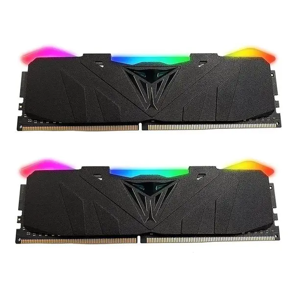 رم کامپیوتر پتریوت مدل Viper RGB Series DDR4 Dual فرکانس 3200 مگاهرتز و حافظه 16 گیگابایت Patriot Viper RGB Series DDR4 16GB 3200MHz Dual Channel Desktop Ram