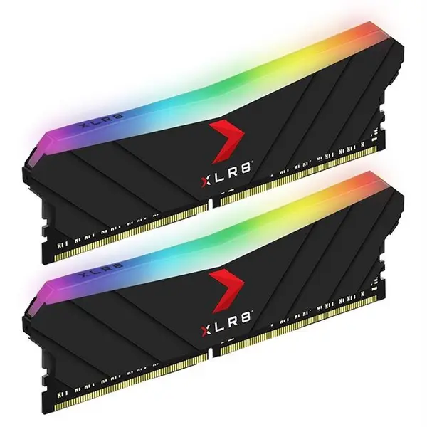 رم دسکتاپ دو کاناله پی ان وای مدل XLR8 Gaming EPIC-X RGB با حافظه 32 گیگابایت و فرکانس 3200 مگاهرتز PNY XLR8 Gaming EPIC-X RGB 32GB DDR4 3200MHz CL16 Dual Channel Desktop RAM - 5