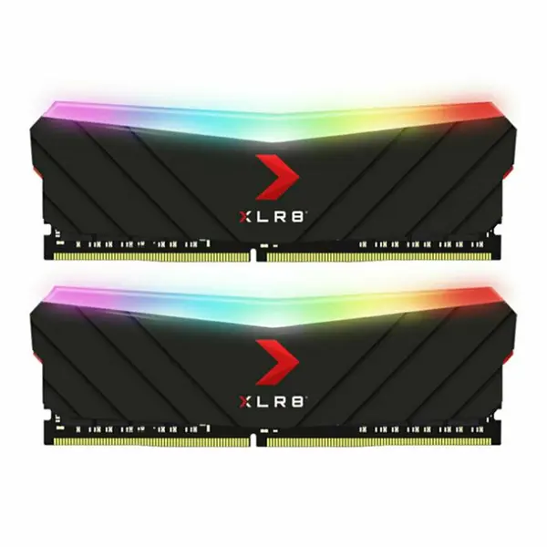 رم دسکتاپ دو کاناله پی ان وای مدل XLR8 Gaming EPIC-X RGB با حافظه 32 گیگابایت و فرکانس 3200 مگاهرتز PNY XLR8 Gaming EPIC-X RGB 32GB DDR4 3200MHz CL16 Dual Channel Desktop RAM - 3