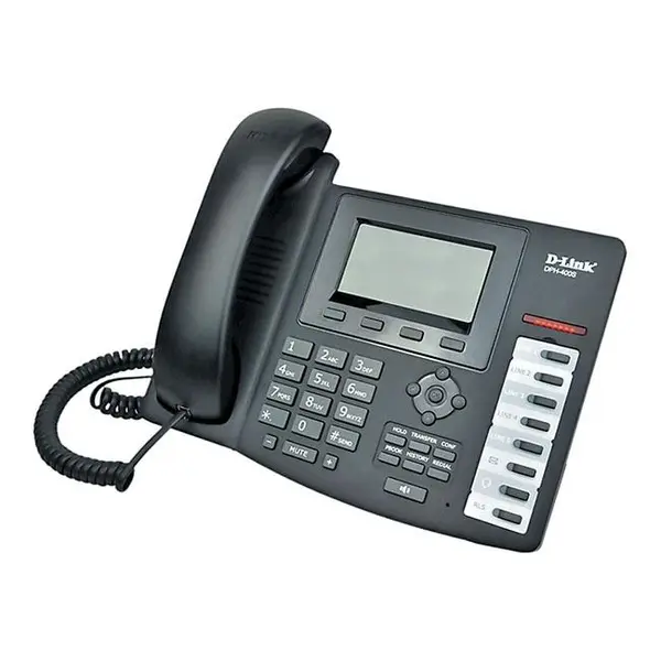 تلفن ویپ تحت شبکه دی لینک D-LINK-DPH-400SE/B-VOIP D-Link DPH-400SE/B/F4 IP Phone - 2