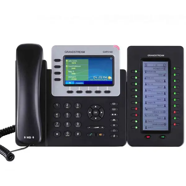 تلفن تحت شبکه باسیم گرنداستریم مدل GXP2140 Grandstream GXP2140 4-Line Enterprise Corded IP Phone