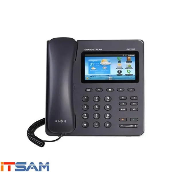 تلفن تحت شبکه گرنداستریم مدل GXP2200 Grandstream GXP2200EXT