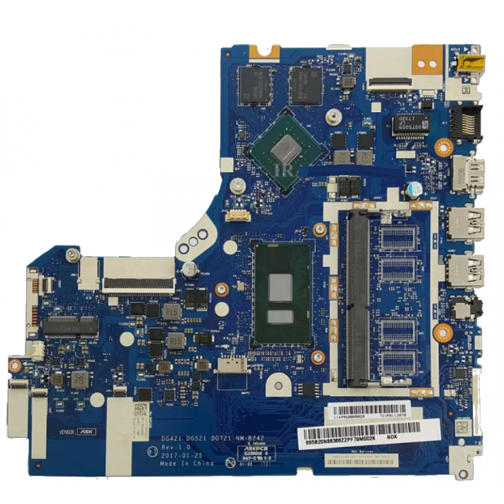 مادربرد لپ تاپ لنوو IdeaPad 320 CPU-I7-7500U_NM-B242 2GB گرافیک دار