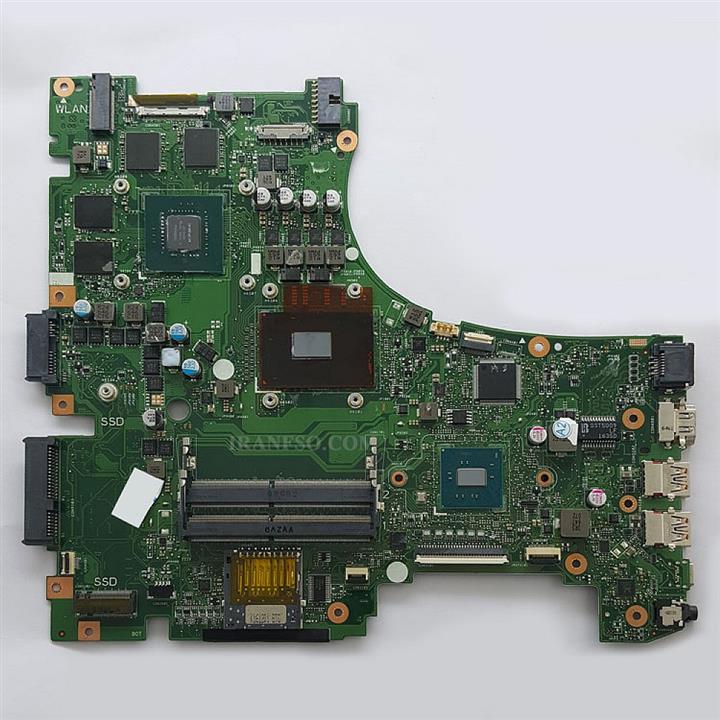 مادربرد لپ تاپ ایسوس ROG GL553VD CPU-I7-7700HQ_VGA-2GB گرافیک دار