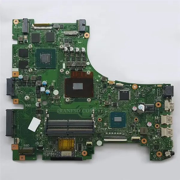 مادربرد لپ تاپ ایسوس ROG GL553VD CPU-I7-7700HQ_VGA-2GB گرافیک دار