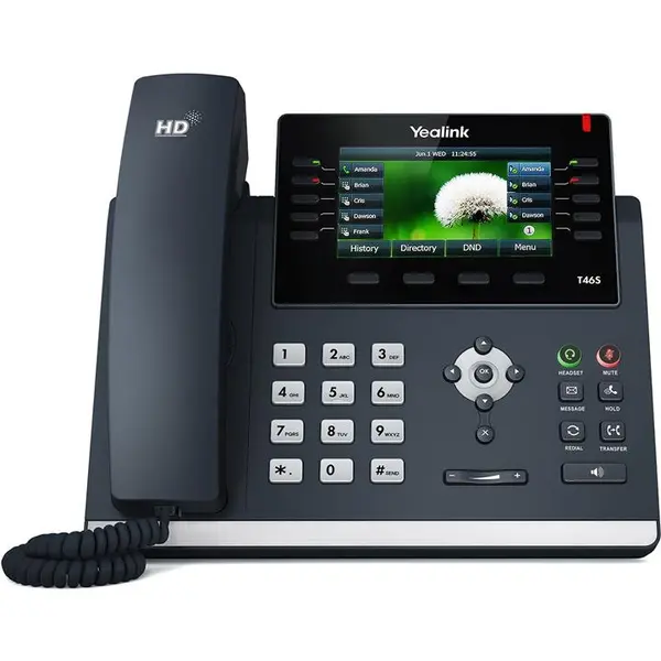 تلفن تحت شبکه یالینک مدل SIP T46S Yealink SIP T46S IP Phone - 5