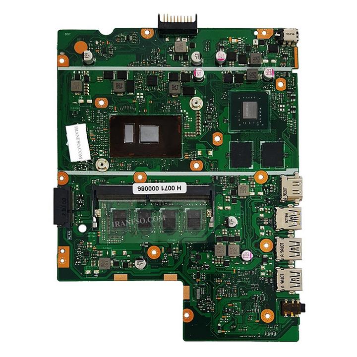 مادربرد لپ تاپ ایسوس VivoBook 15 X540UV CPU-I5-7200U_Ram-4GB گرافیک دار
