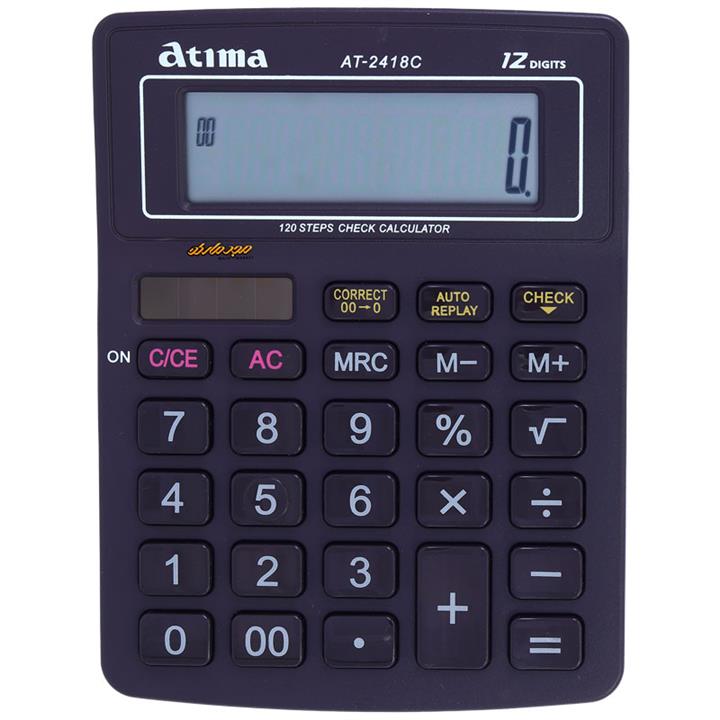 ماشین حساب رومیزی 12 رقمی مدل AT-2418C آتیما ATIMA