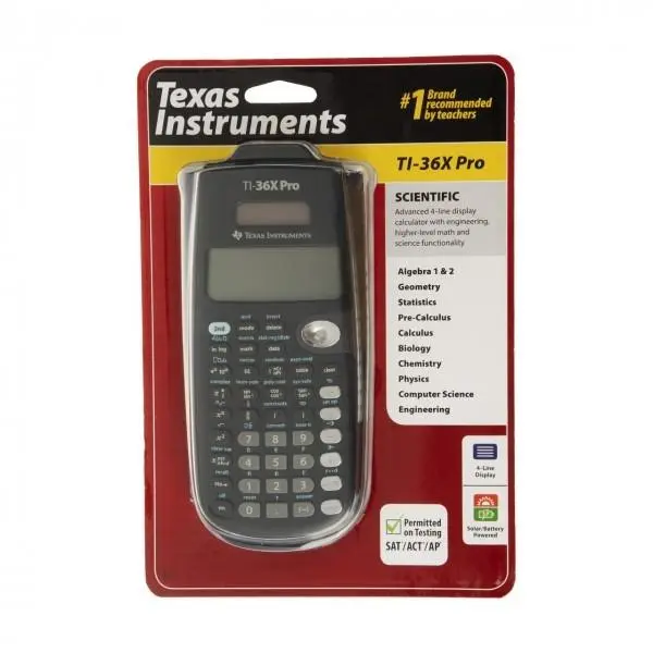 ماشین حساب مهندسی تگزاس تی آی 36 ایکس پرو Texas Instruments TI-36X Pro
