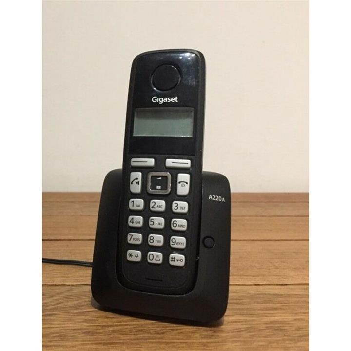 تلفن بی سیم گیگاست مدل A220 - استوک - مشکی