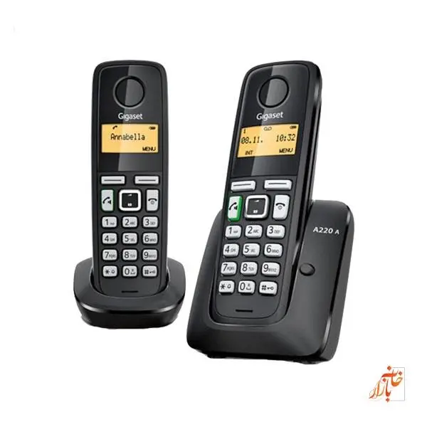 تلفن بی سیم دو گوشی گیگاست مدل A220 Duo Gigaset A220 Duo - 2