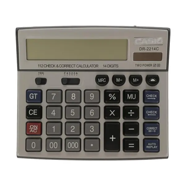 ماشین حساب CASIO مدل DR-2214C - 2
