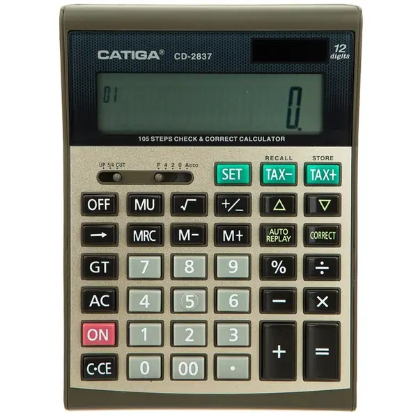ماشین حساب کاتیگا مدل CD-2837 Catiga CD-2837 Calculator - 5