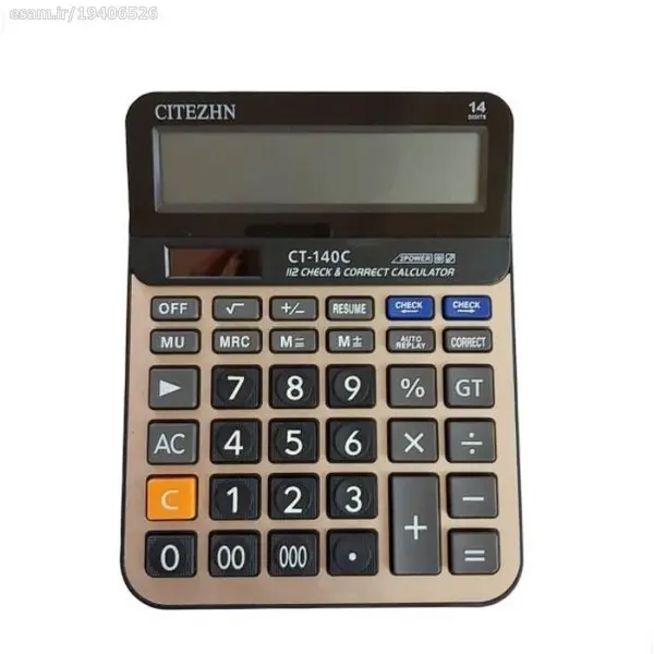 ماشین حساب سیتیزن CITEZHN مدل CT-140C - 2