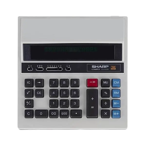 ماشین حساب شارپ مدل CS-2122D Sharp CS-2122D Calculator