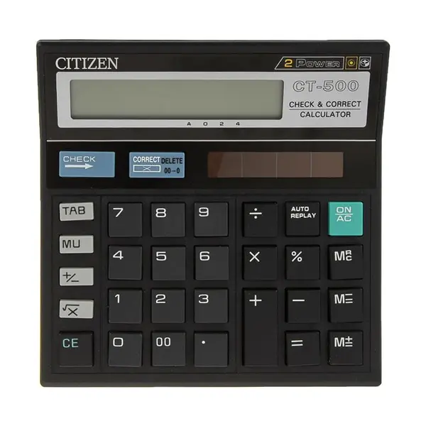ماشین حساب سیتی زن مدل CT-500 ماشین حساب سیتی زن مدل CT-500