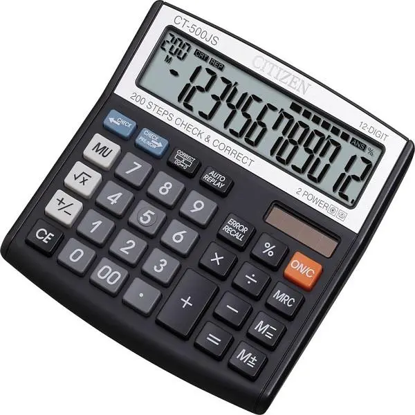 ماشین حساب سیتیزن مدل CT-500JS Citizen CT-500JS Calculator