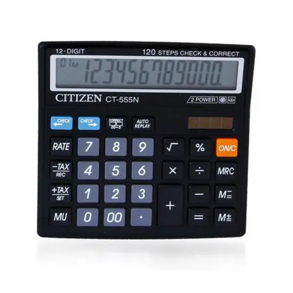 ماشین حساب سیتیزن مدل CT-555N Citizen CT-555N Calculator