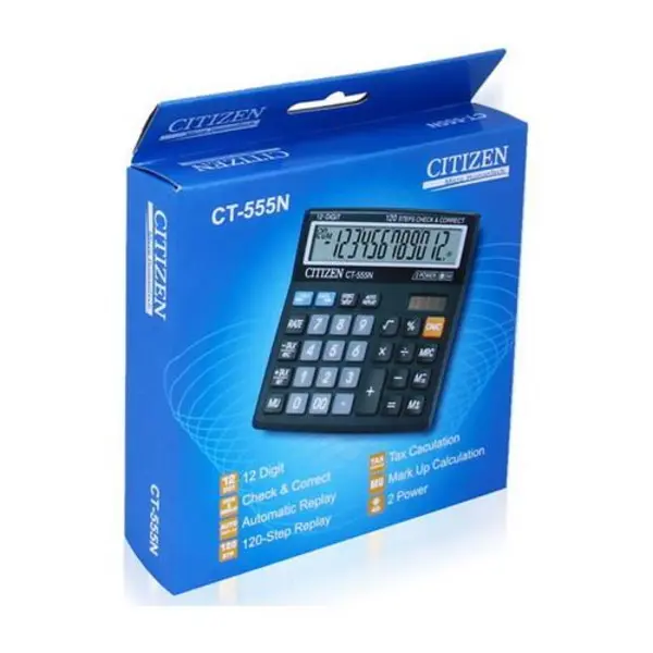ماشین حساب سیتیزن مدل CT-555N Citizen CT-555N Calculator