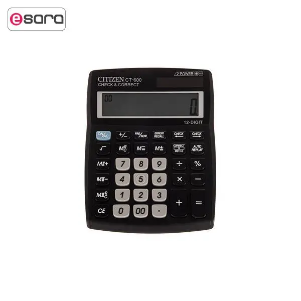 ماشین حساب سیتیزن مدل CT-600J Citizen CT-600J Calculator