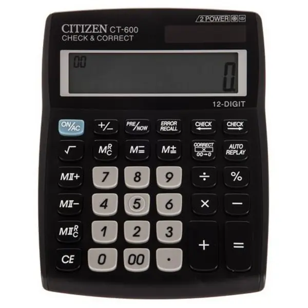 ماشین حساب سیتیزن مدل CT-600J Citizen CT-600J Calculator