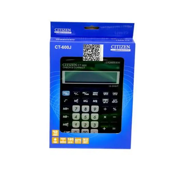 ماشین حساب سیتیزن مدل CT-600J Citizen CT-600J Calculator