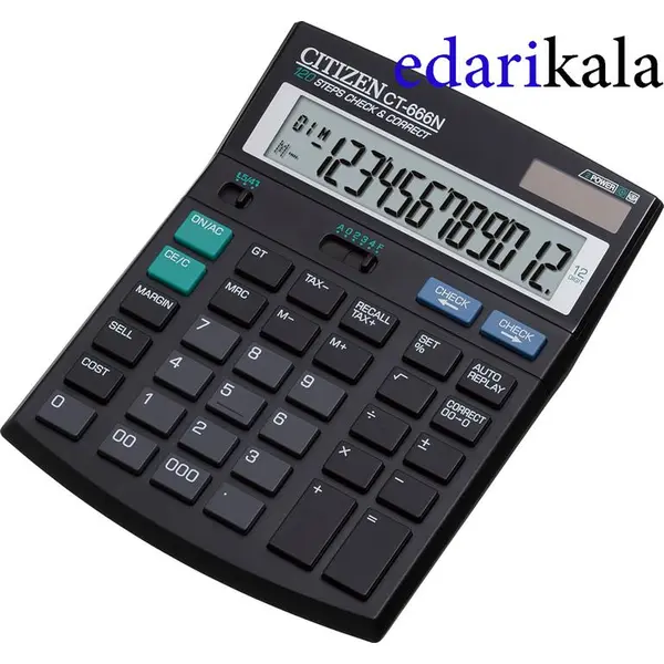 ماشین حساب سیتیزن مدل CT-666N Citizen CT-666N Calculator