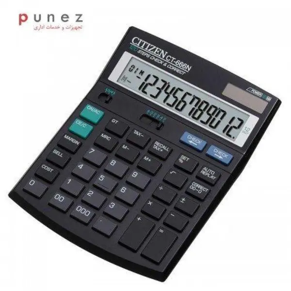 ماشین حساب سیتیزن مدل CT-666N Citizen CT-666N Calculator