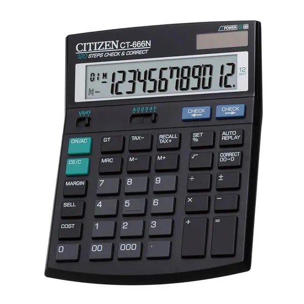 ماشین حساب سیتیزن مدل CT-666N Citizen CT-666N Calculator