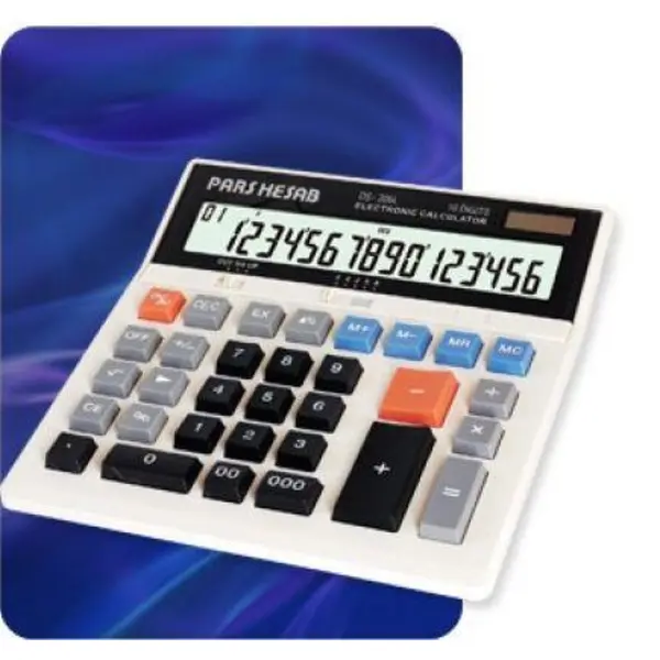 ماشین حساب پارس حساب مدل DS-206L Pars Hesab DS-206L Calculator