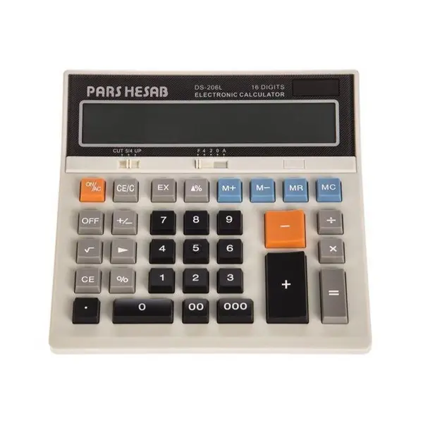 ماشین حساب پارس حساب مدل DS-206L Pars Hesab DS-206L Calculator