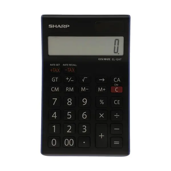 ماشین حساب شارپ مدل EL-124T-BL