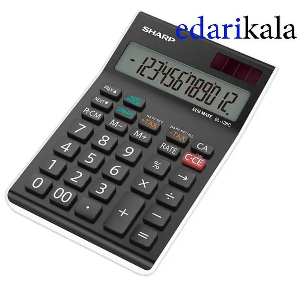 ماشین حساب شارپ مدل EL 128C SHARP EL 128C Calculator - 4