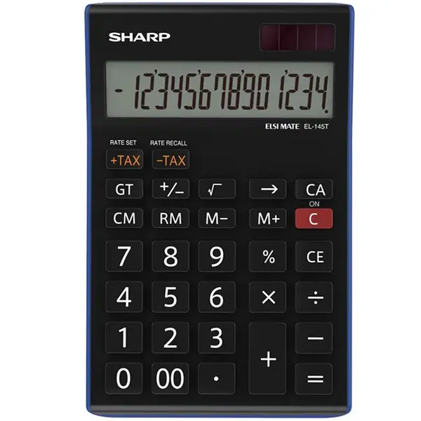 ماشین حساب شارپ مدل EL-145T BL SHARP EL-145T BL Calculator