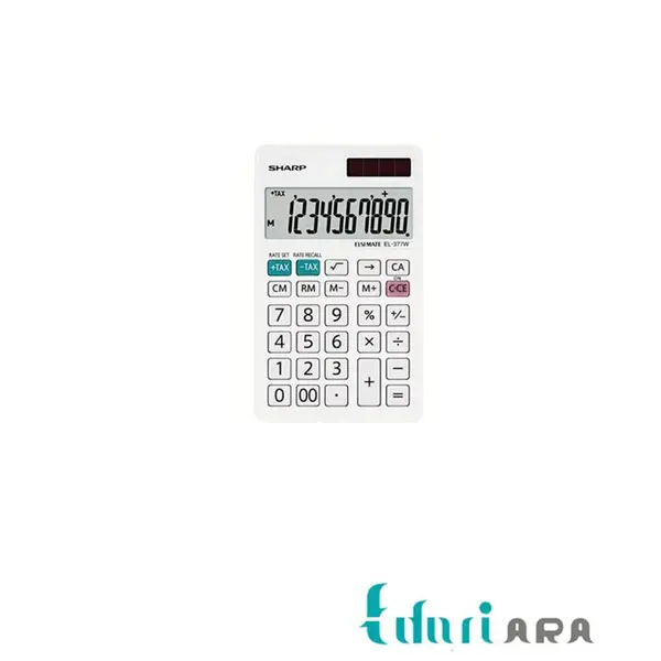 ماشین حساب شارپ مدل EL-377W Sharp EL-377W Calculator