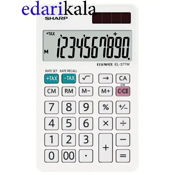 ماشین حساب شارپ مدل EL-377W Sharp EL-377W Calculator