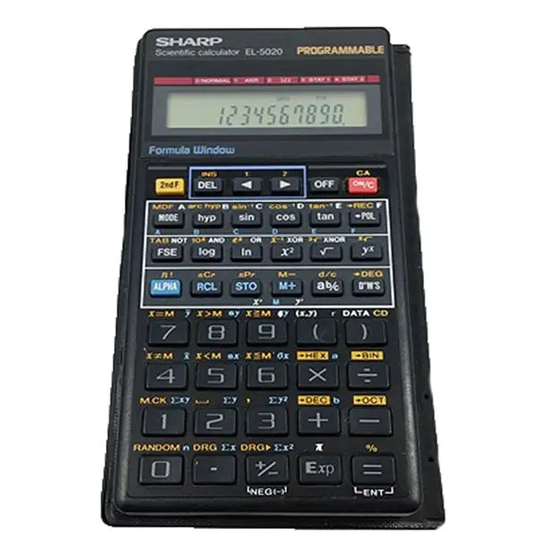 ماشین حساب شارپ مدل EL-5020 Sharp EL-5020 Calculator - 4