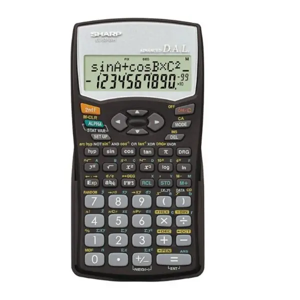ماشین حساب مهندسی شارپ مدل EL-531WH SHARP EL-531WH Scientific Calculator - 2
