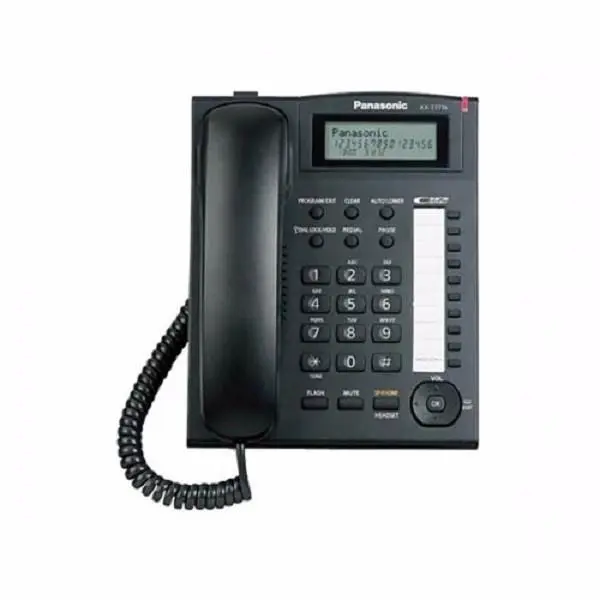 تلفن با سیم پاناسونیک KX-T7716X Panasonic KX-T7716 X - 5