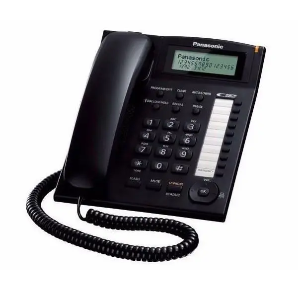 تلفن با سیم پاناسونیک KX-T7716X Panasonic KX-T7716 X - 2