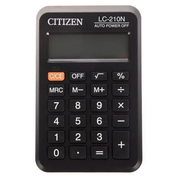 ماشین حساب سیتیزن مدل LC-210N Citizen LC-210N Calculator