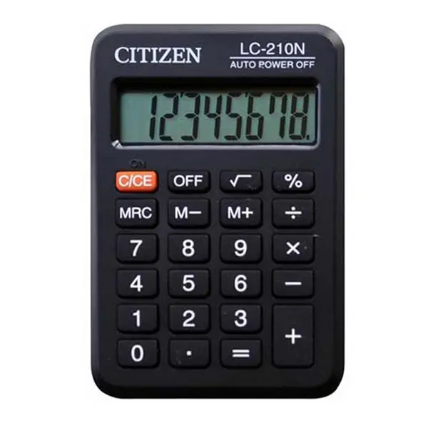 ماشین حساب سیتیزن مدل LC-210N Citizen LC-210N Calculator